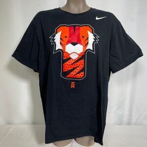 TW Tiger Woods Frank Golf Nike Black Athletic Cut T-Shirt Women's XL